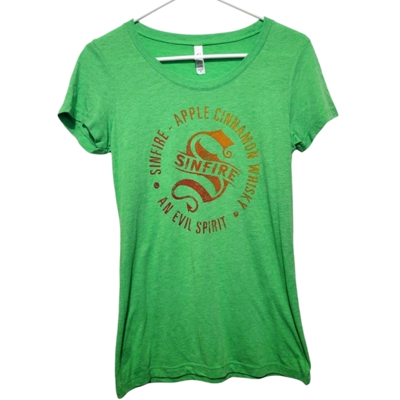 Bella Canvas SINFIRE Cinnamon Whiskey Women's Graphic T-Shirt Medium - Picture 1 of 4